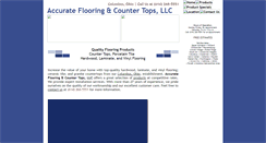 Desktop Screenshot of accurateflooringcountertops.com